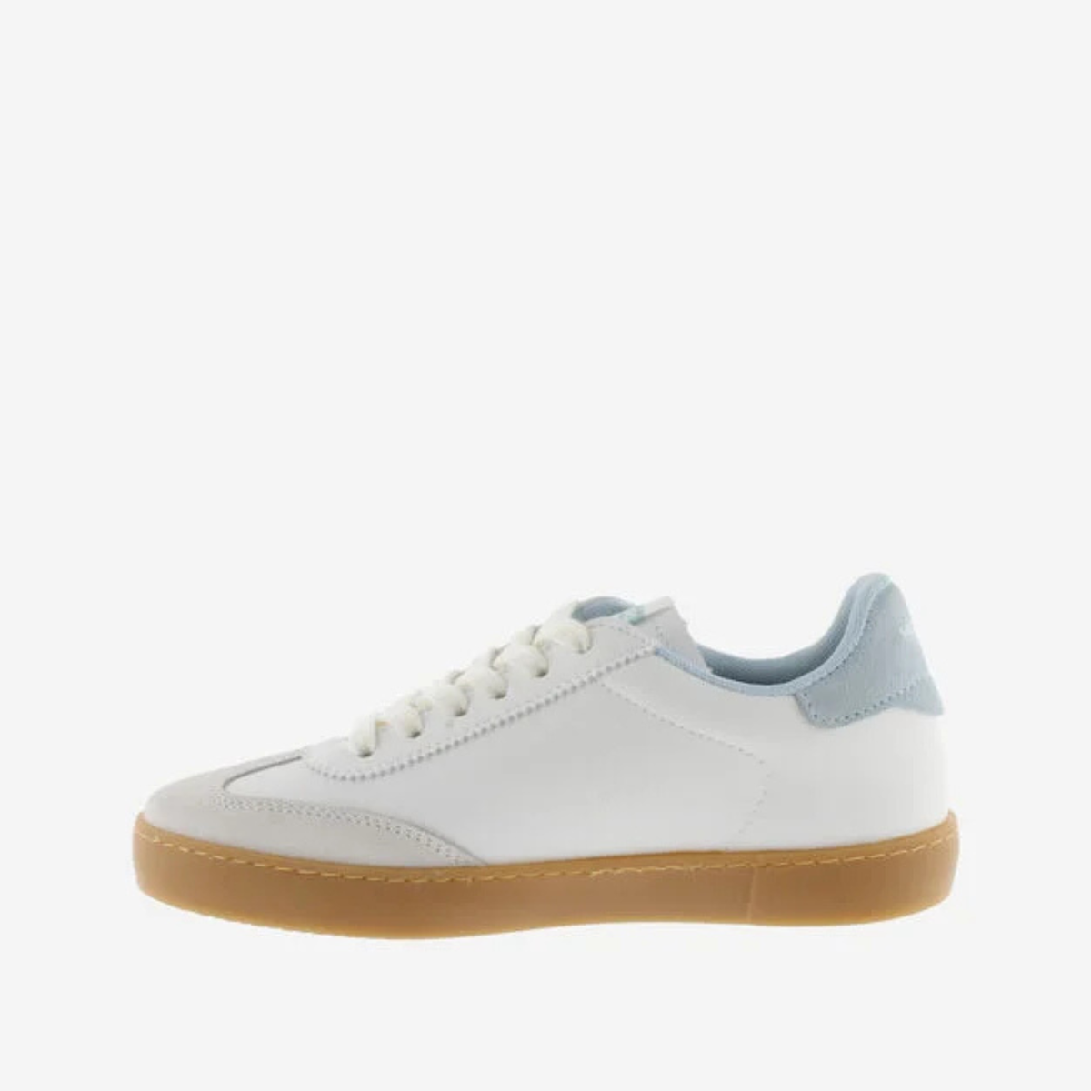 Baskets blanches femme Berlin Ciclista - Celeste