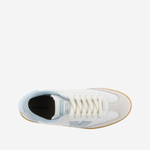 Baskets blanches femme Berlin Ciclista - Celeste