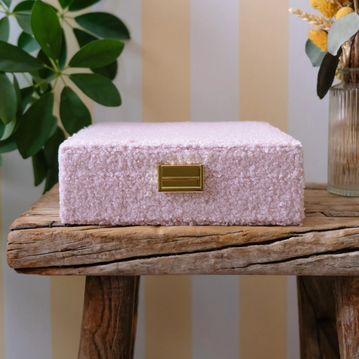 Boîte à Bijoux Anne - Moumoute rose