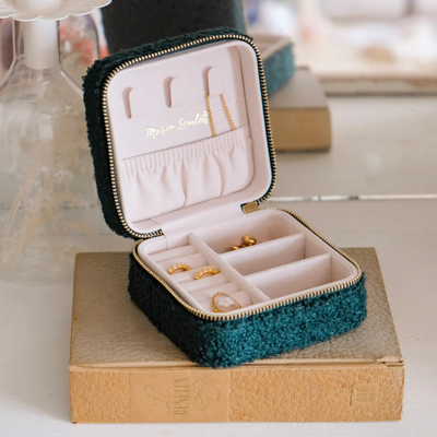 Boîte à Bijoux de voyage Corinne - Moumoute Verte