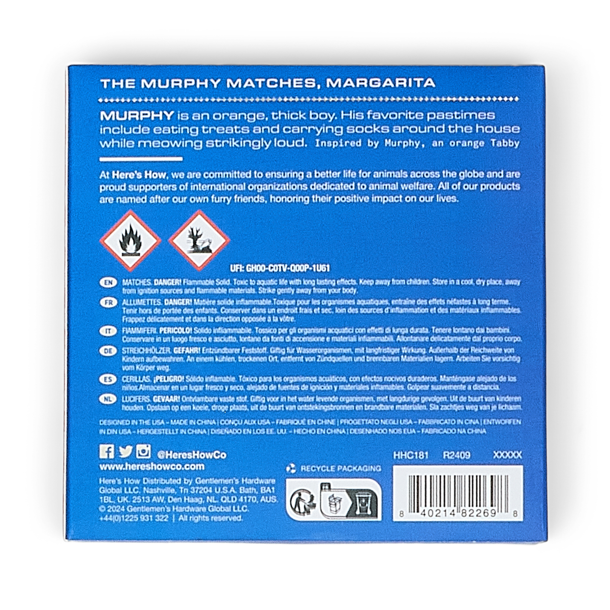 Boîte d'allumettes - Margarita