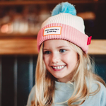 Bonnet - Block Pink Ice