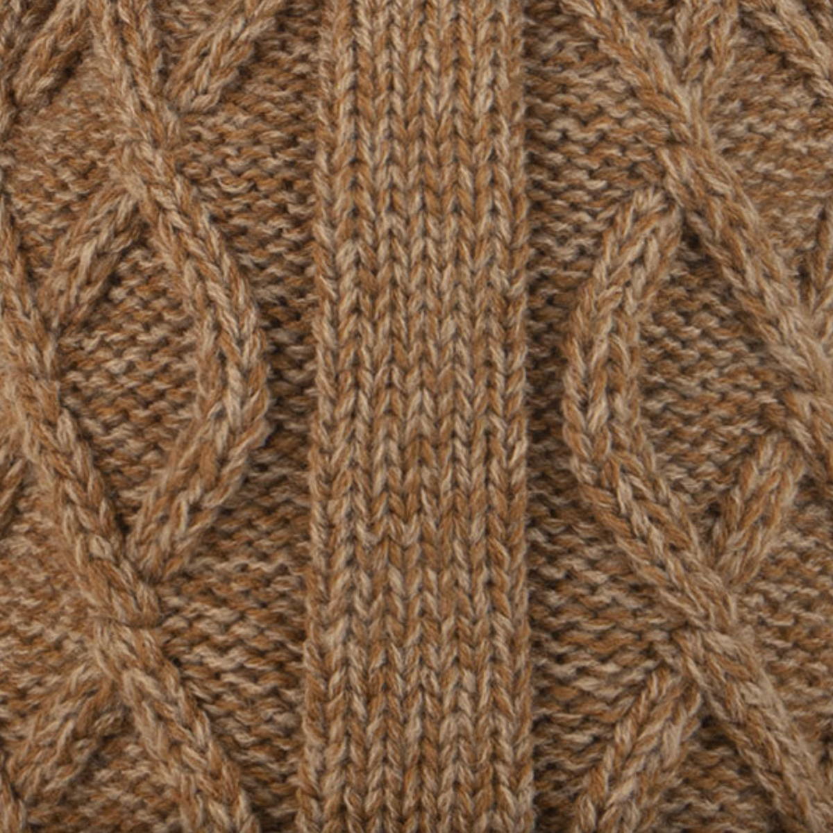 Bonnet 3 pompons - Appletini Camel