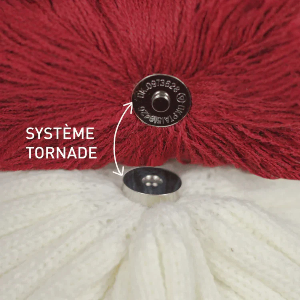 Bonnet 3 pompons - Appletini Vert Foncé