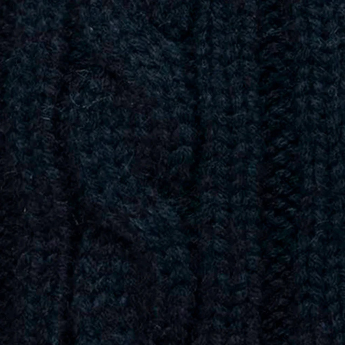 Bonnet 3 pompons - Creamy Bleu foncé