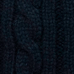 Bonnet 3 pompons - Creamy Bleu foncé