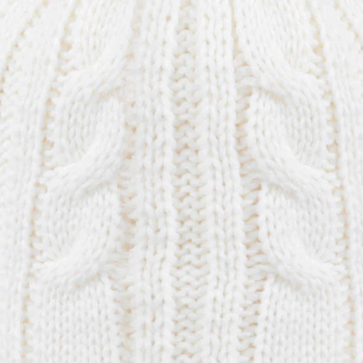 Bonnet 3 pompons - Creamy Gin Blanc