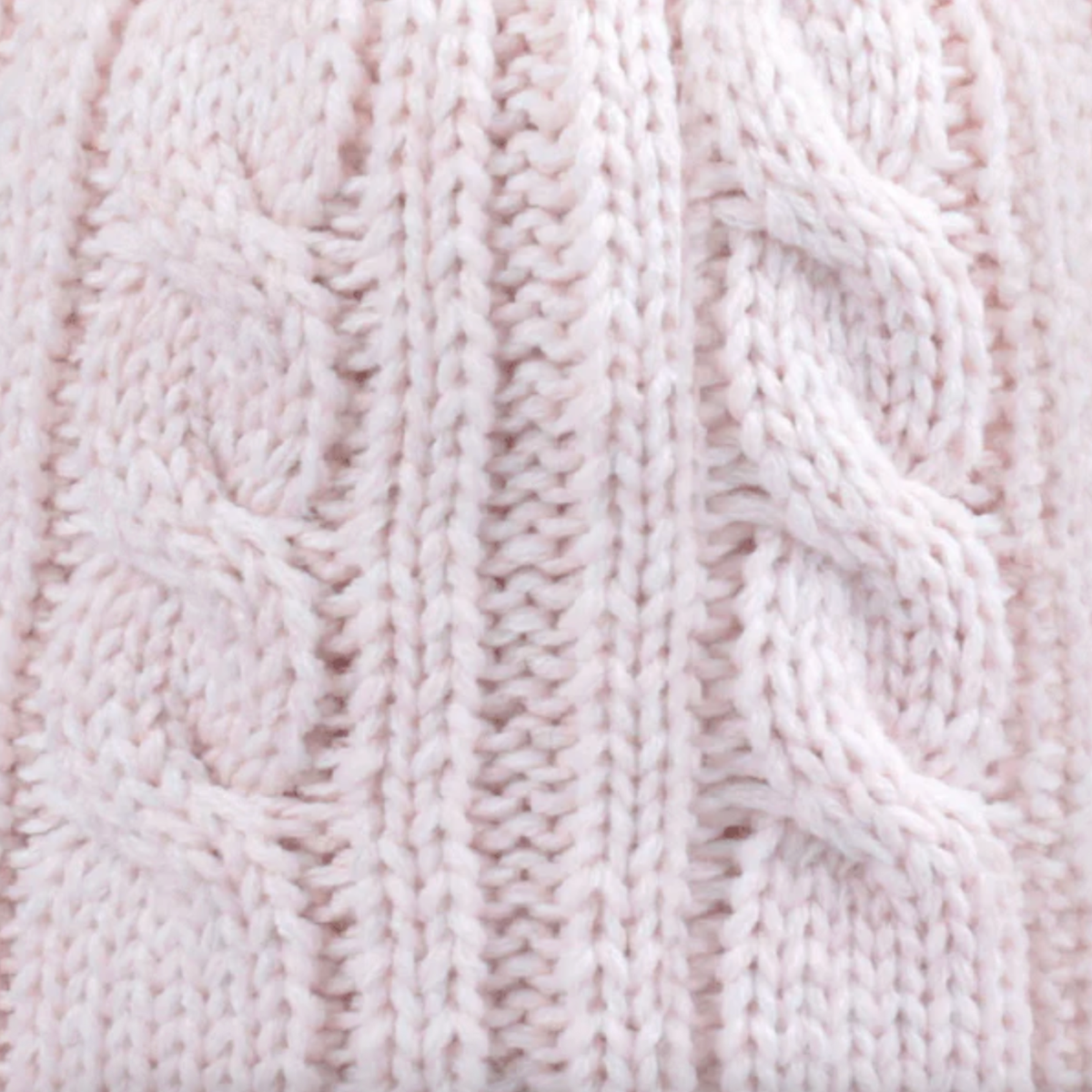 Bonnet 3 pompons - Creamy Gin Rose Pâle