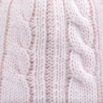 Bonnet 3 pompons - Creamy Gin Rose Pâle