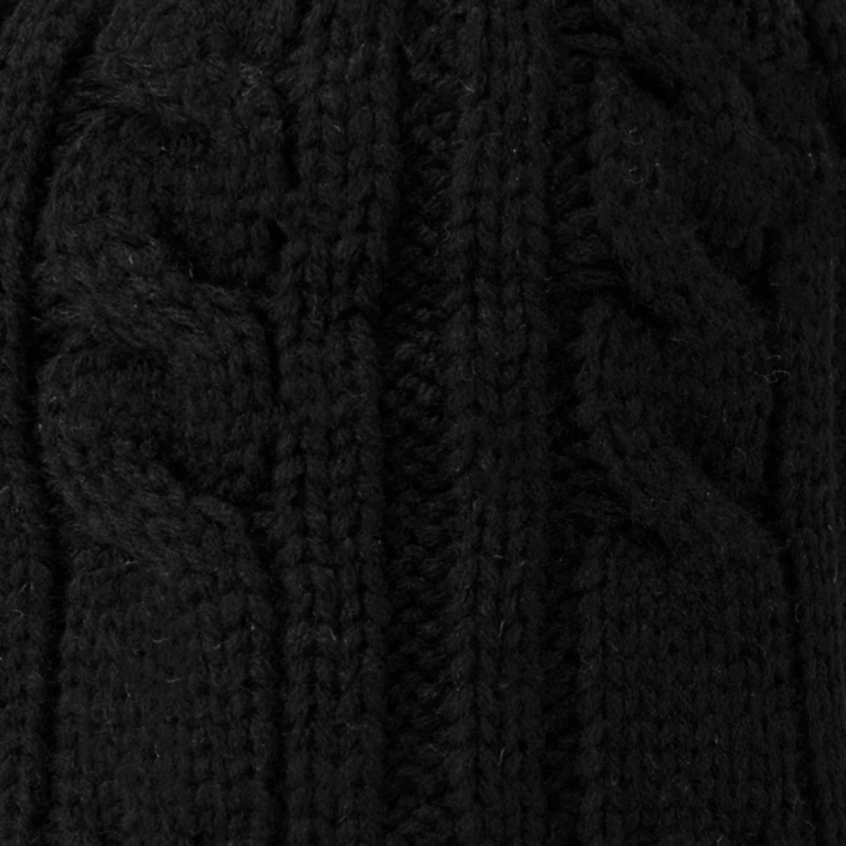 Bonnet 3 pompons - Creamy Gin Noir