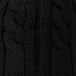Bonnet 3 pompons - Creamy Gin Noir