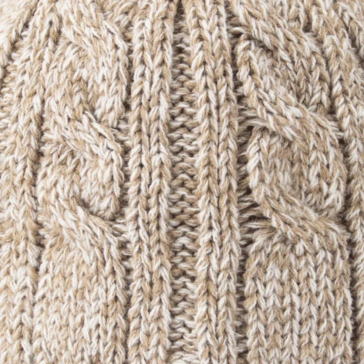 Bonnet 3 pompons - Creamy cream
