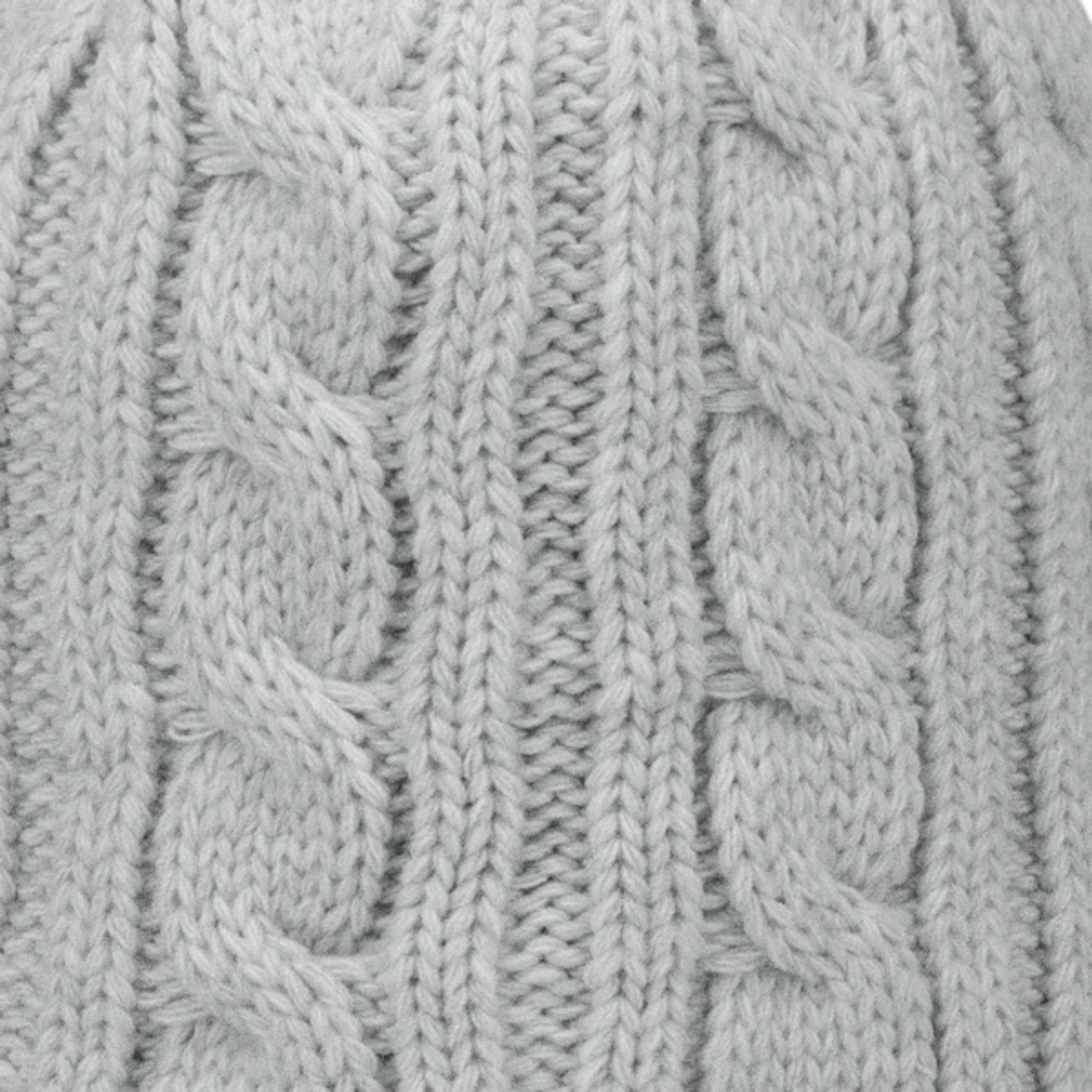 Bonnet 3 pompons - Creamy Gin Gris Clair