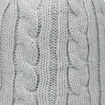 Bonnet 3 pompons - Creamy Gin Gris Clair