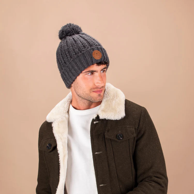 Bonnet 3 pompons - Moscow Mule Gris