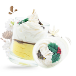 Bougie gourmande - Bûche de Noël