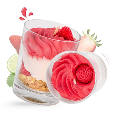 Bougie gourmande - Fraise des Bois