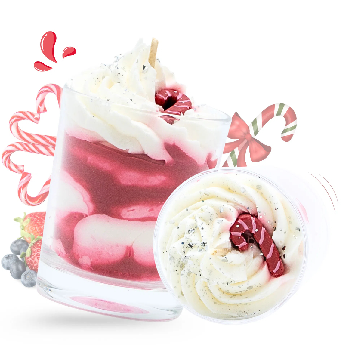 Bougie gourmande - Sucre d’orge - Noël