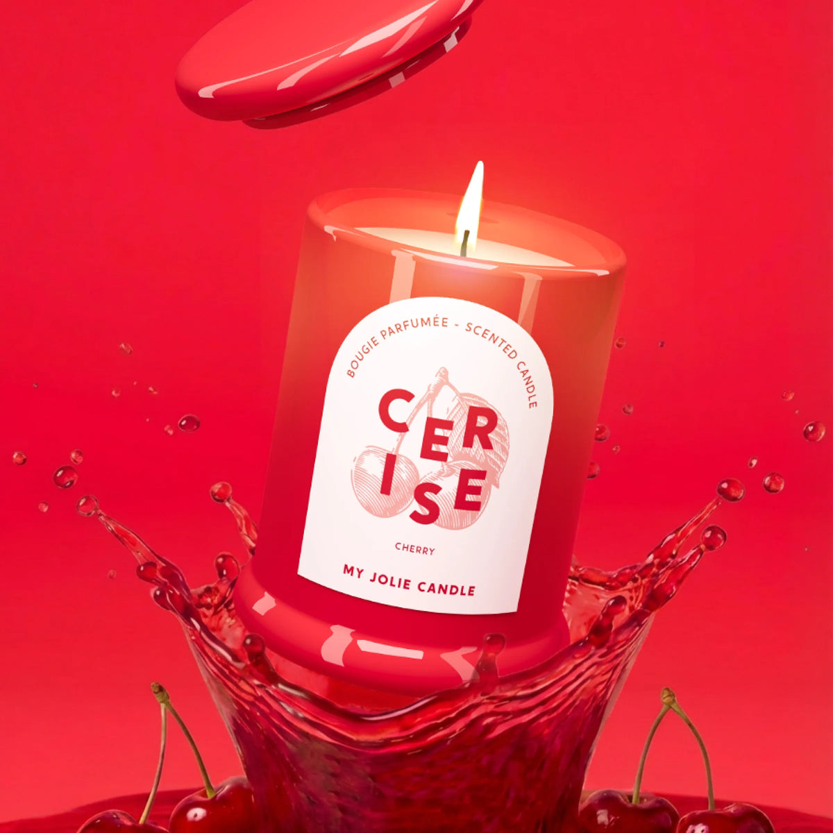 Bougie Trendy - Cerise