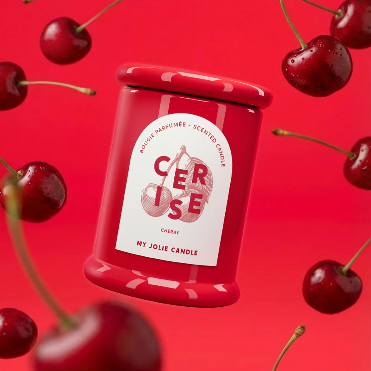 Bougie Trendy - Cerise