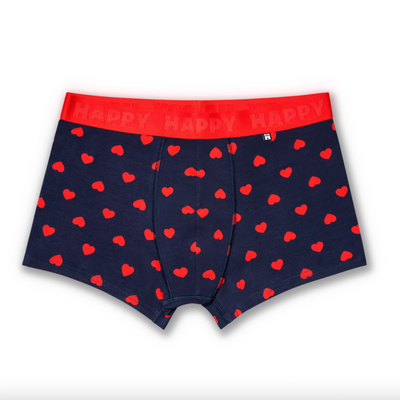 Boxer bleu marine - Coeurs