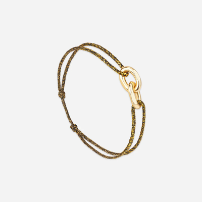 Bracelet Annecy union plaqué or - Pailleté or Noir