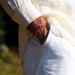 Bracelet Naples union plaqué or - Orange