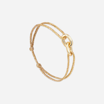 Bracelet Sintra union plaqué or - Pailleté or