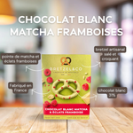Bretzel - Chocolat blanc matcha éclats de framboises