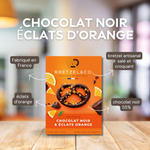 Bretzel - Chocolat noir éclats d'orange