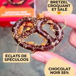 Bretzel - Chocolat noir éclats de spéculoos