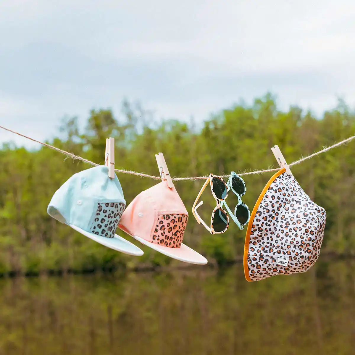 Lunettes de Soleil Enfant ROZZ – Vert Léopard
