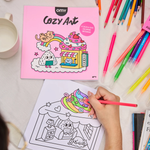 Cahier de coloriage Cozy Art - Kawaii
