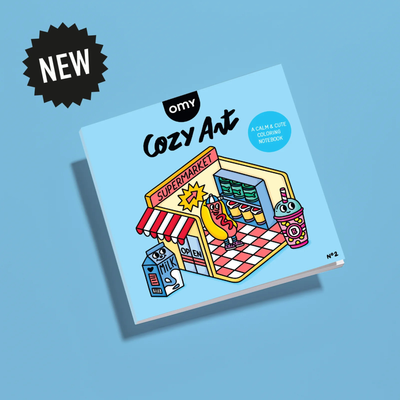 Cahier de coloriage Cozy Art - Super Market