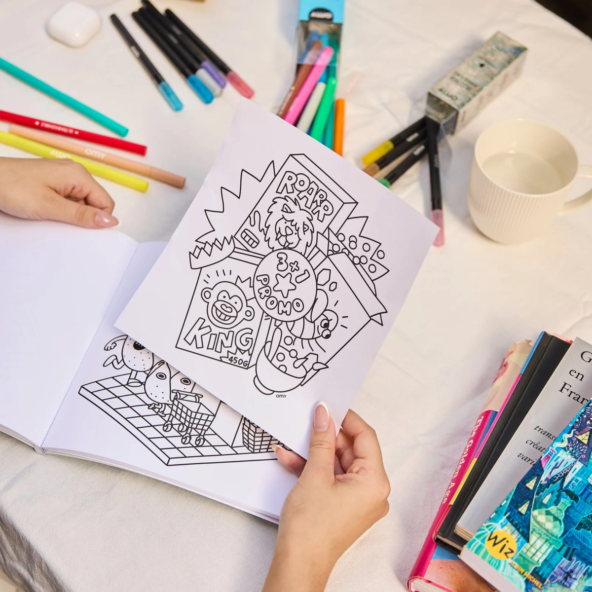 Cahier de coloriage Cozy Art - Super Market
