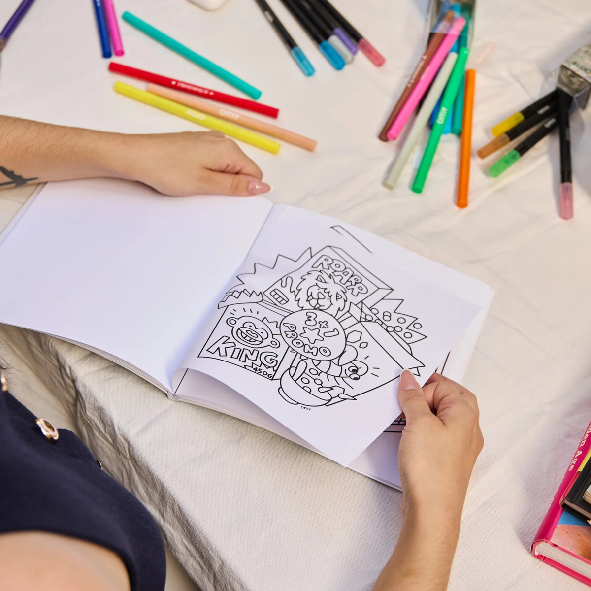 Cahier de coloriage Cozy Art - Super Market