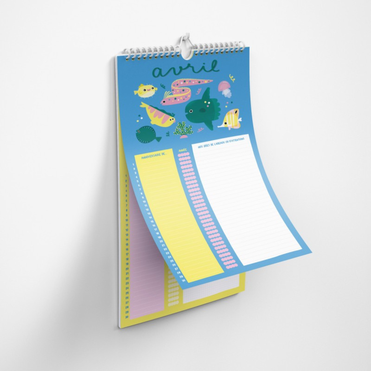 Calendrier d'anniversaire - Lolo