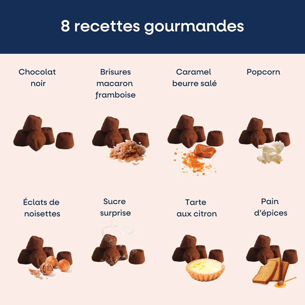 Calendrier de l'Avent - Truffes fantaisie