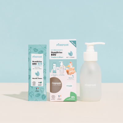 Kit Découverte Dentifrice Kids Menthe Douce (1bouteille+1recharge)