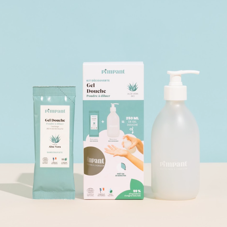 Kit Découverte Gel douche Aloe Vera (1bouteille+1recharge)