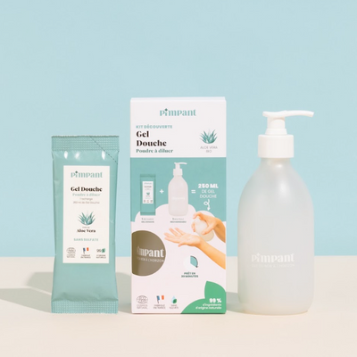 Kit Découverte Gel douche Aloe Vera (1bouteille+1recharge)