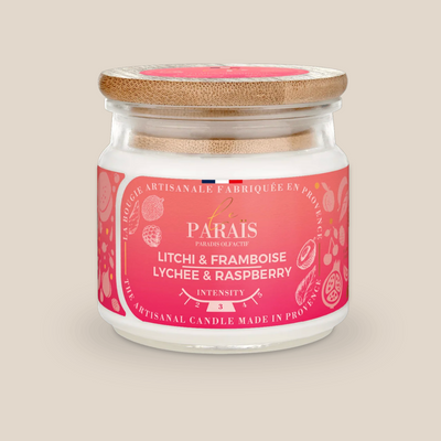 Bougie parfumée 150 ml litchi & framboise