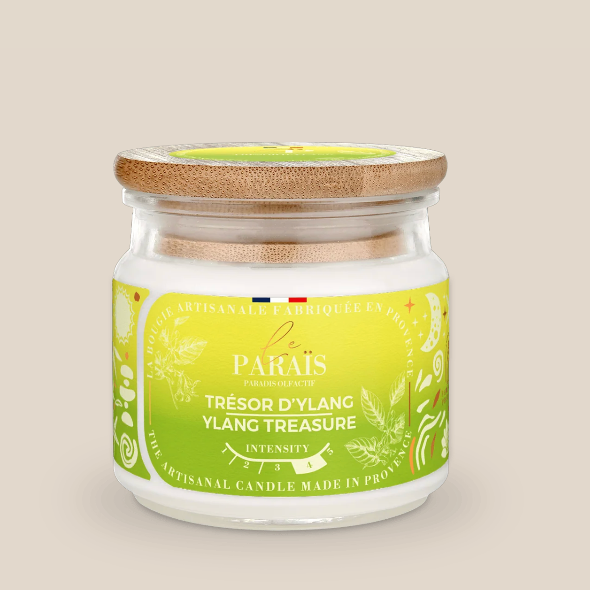 Bougie parfumée 150 ml - trésor d'ylang