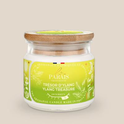 Bougie parfumée 150 ml - trésor d'ylang