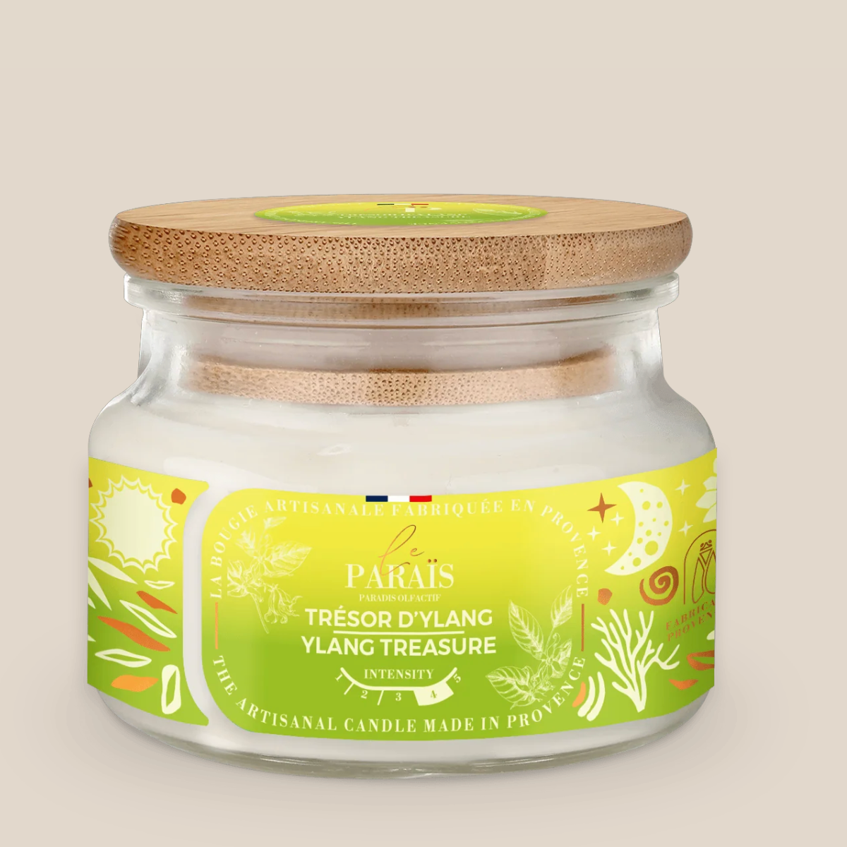 Bougie parfumée 300 ml - trésor d'ylang