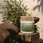 Bougie parfumée 150ml feuille d'olivier