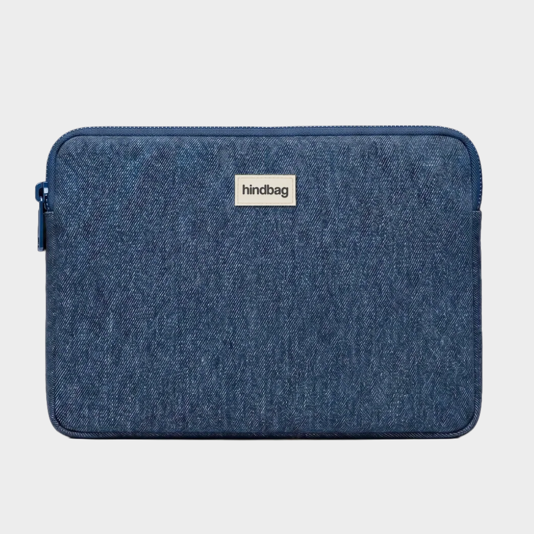 Housse d'ordinateur Ava denim bleu foncé