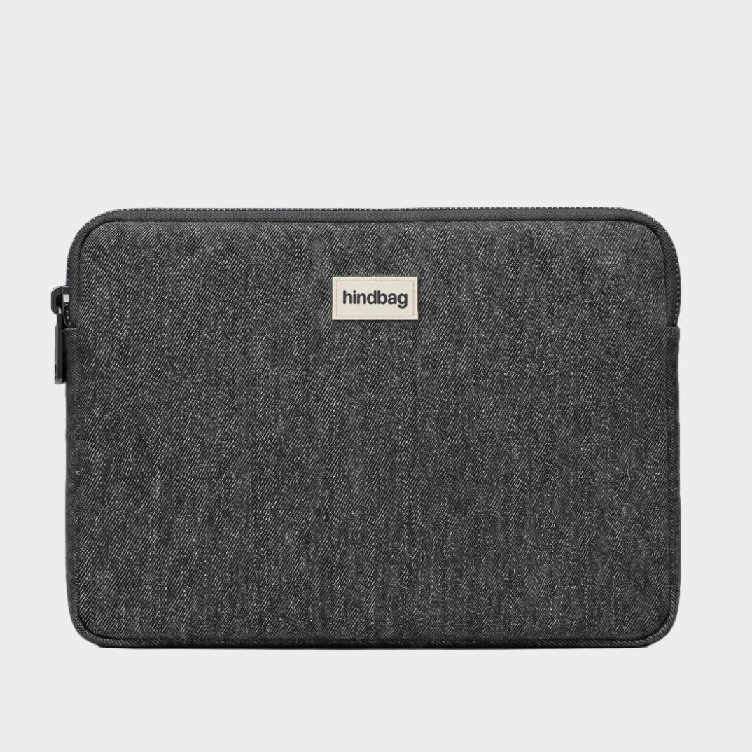 Housse d'ordinateur Ava denim gris foncé