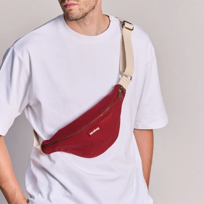 Sac banane olivia bordeaux