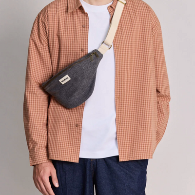 Sac banane olivia denim gris foncé